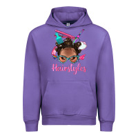Tulip Afro Bantu Knots Hairstyles Messy Bun With Clasp Bbs Urban Hoodie - BundleAndBundleShop