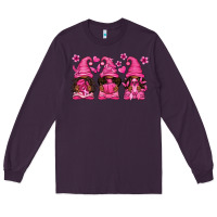 Plum breast cancer afro gnomies Long Sleeve Tee - texasbilliewilder