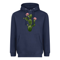 Navy cactus 2 Heavyweight Hoodie - JahusDesignShop