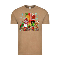 Vintage Coffee 1st christmas santa and snowman Vintage Tee - Zillion Design Studio