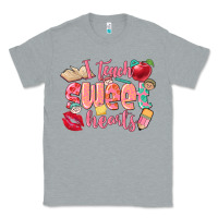 Heather Grey i teach sweet hearts valentine's day teacher Classic Tee - FaDigitalArtStudio