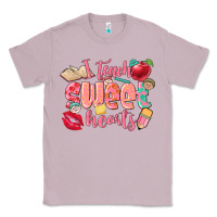 Lilac i teach sweet hearts valentine's day teacher Classic Tee - FaDigitalArtStudio
