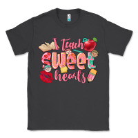 Smoke i teach sweet hearts valentine's day teacher Classic Tee - FaDigitalArtStudio