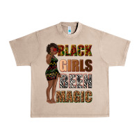 French Oak black girls been magic Urban Heavy Tee - texasbilliewilder