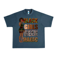 Midnight Navy black girls been magic Urban Heavy Tee - texasbilliewilder