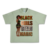Oil Green black girls been magic Urban Heavy Tee - texasbilliewilder