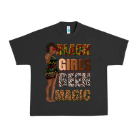 Pigment Black black girls been magic Urban Heavy Tee - texasbilliewilder