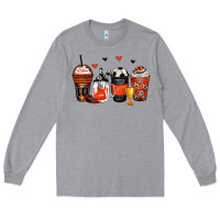 Heather Grey soccer coffee cups Long Sleeve Tee - Zillion Design Studio