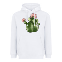 White cactus Heavyweight Hoodie - JahusDesignShop