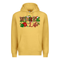 Antique Gold nurse life christmas Premium Hoodie - NancyCooperArtShop