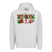 Dove Grey nurse life christmas Premium Hoodie - NancyCooperArtShop