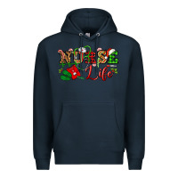 Navy nurse life christmas Premium Hoodie - NancyCooperArtShop