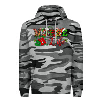 Slate Camo nurse life christmas Premium Hoodie - NancyCooperArtShop