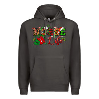 Smoke nurse life christmas Premium Hoodie - NancyCooperArtShop