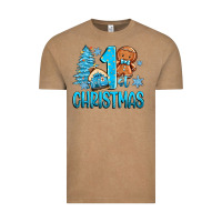 Vintage Coffee 1st christmas gingerbread boy Vintage Tee - Zillion Design Studio