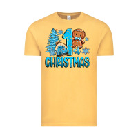 Vintage Mustard 1st christmas gingerbread boy Vintage Tee - Zillion Design Studio