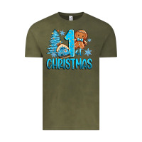 Vintage Olive 1st christmas gingerbread boy Vintage Tee - Zillion Design Studio