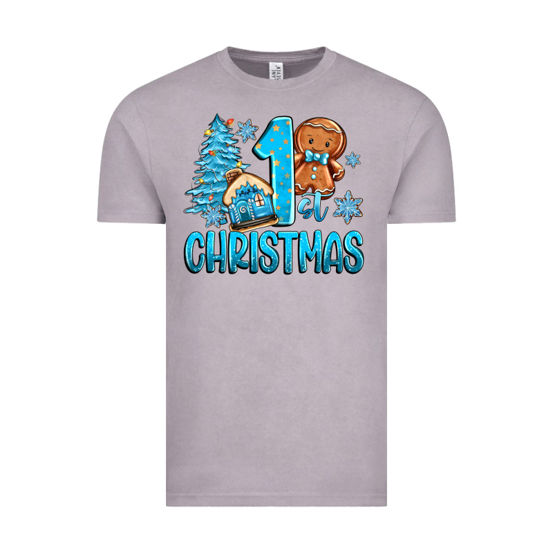 1st Christmas Gingerbread Boy Vintage Tee by Zillion Design Studio | Teevron