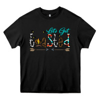 Black let's get toasted Heavy Core Tee - CowhideDigitalArt