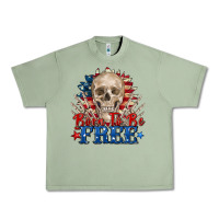 Oil Green born to be free skeleton Urban Heavy Tee - Zillion Design Studio