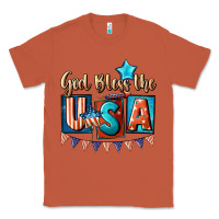 Copper God bless the USA 4th of july Classic Tee - CowGirlArtShop