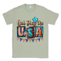 Matcha God bless the USA 4th of july Classic Tee - CowGirlArtShop