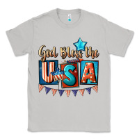 Moon Dust God bless the USA 4th of july Classic Tee - CowGirlArtShop