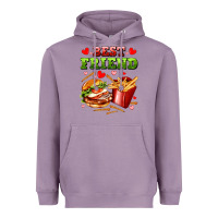 Lavender best friend hamburger potatoes Heavyweight Hoodie - AdoDesignShop