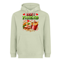 Matcha best friend hamburger potatoes Heavyweight Hoodie - AdoDesignShop