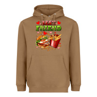 Toasted Coconut best friend hamburger potatoes Heavyweight Hoodie - AdoDesignShop
