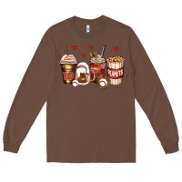 Chestnut baseball coffee cups Long Sleeve Tee - Zillion Design Studio