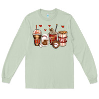 Matcha baseball coffee cups Long Sleeve Tee - Zillion Design Studio