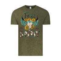 Vintage Olive western boho free spirit Vintage Tee - texasbilliewilder