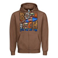 Chestnut boom bitch get out the way Zipper Hoodie - HRA Design Shop