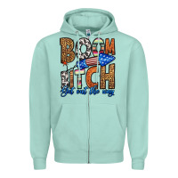 Seafoam boom bitch get out the way Zipper Hoodie - HRA Design Shop