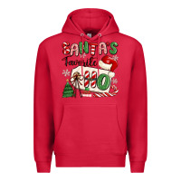 Cardinal santa's favorite ho Premium Hoodie - MaliasSmallBusiness