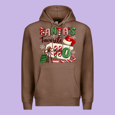 Santa's Favorite Ho Premium Hoodie Designed By Maliassmallbusiness
