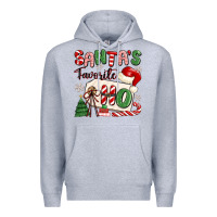 Heather Grey santa's favorite ho Premium Hoodie - MaliasSmallBusiness