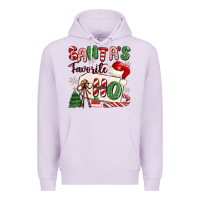 Lilac santa's favorite ho Premium Hoodie - MaliasSmallBusiness
