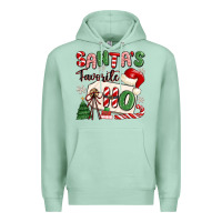 Seafoam santa's favorite ho Premium Hoodie - MaliasSmallBusiness