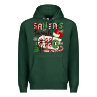 Sports Green santa's favorite ho Premium Hoodie - MaliasSmallBusiness