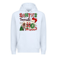 White santa's favorite ho Premium Hoodie - MaliasSmallBusiness