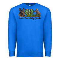 True Royal Peace Love Baby Gorilla Premium Sweatshirt - LillyAllenDesigns
