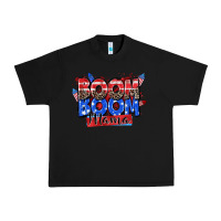 Black boom boom mama Urban Heavy Tee - Zillion Design Studio