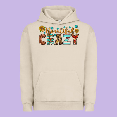 Western Beautiful Crazy Urban Hoodie Designed By Bundleandbundleshop