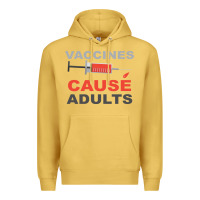 Antique Gold Vaccines Cause Adults Premium Hoodie - Bettercallsaul