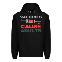 Black Vaccines Cause Adults Premium Hoodie - Bettercallsaul