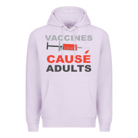 Lilac Vaccines Cause Adults Premium Hoodie - Bettercallsaul