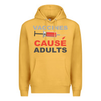 Mustard Vaccines Cause Adults Premium Hoodie - Bettercallsaul