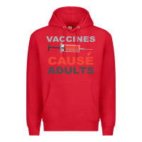 Red Vaccines Cause Adults Premium Hoodie - Bettercallsaul